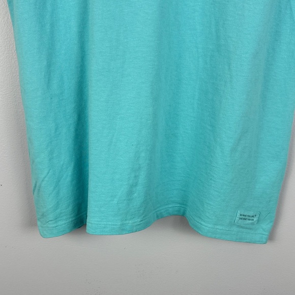 Life Is Good Turquoise "Made the Grade" Classic Fit Medium Graphic Tee - Picture 9 of 14